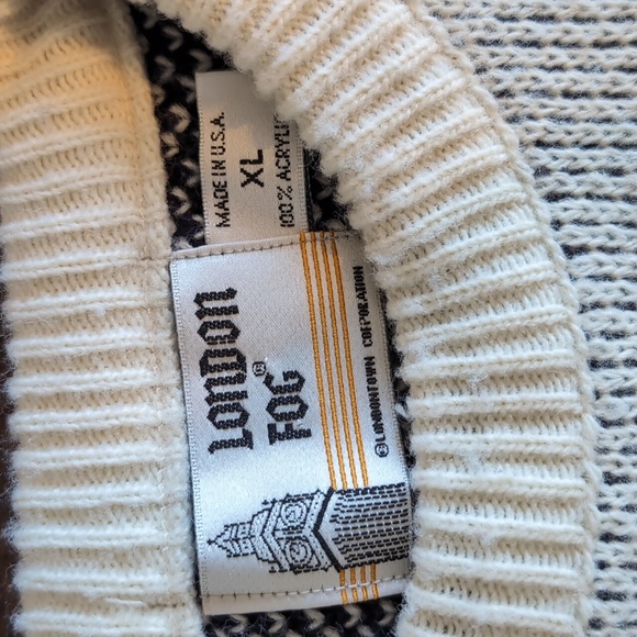 Vintage London Fog 90s Sweater Chunky - Picture 2 of 6